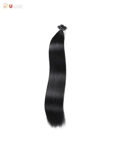 UHAIR Keratin Glue Stick Tip Human Hair Extensions Virgin Hair Wigs Straight Wig