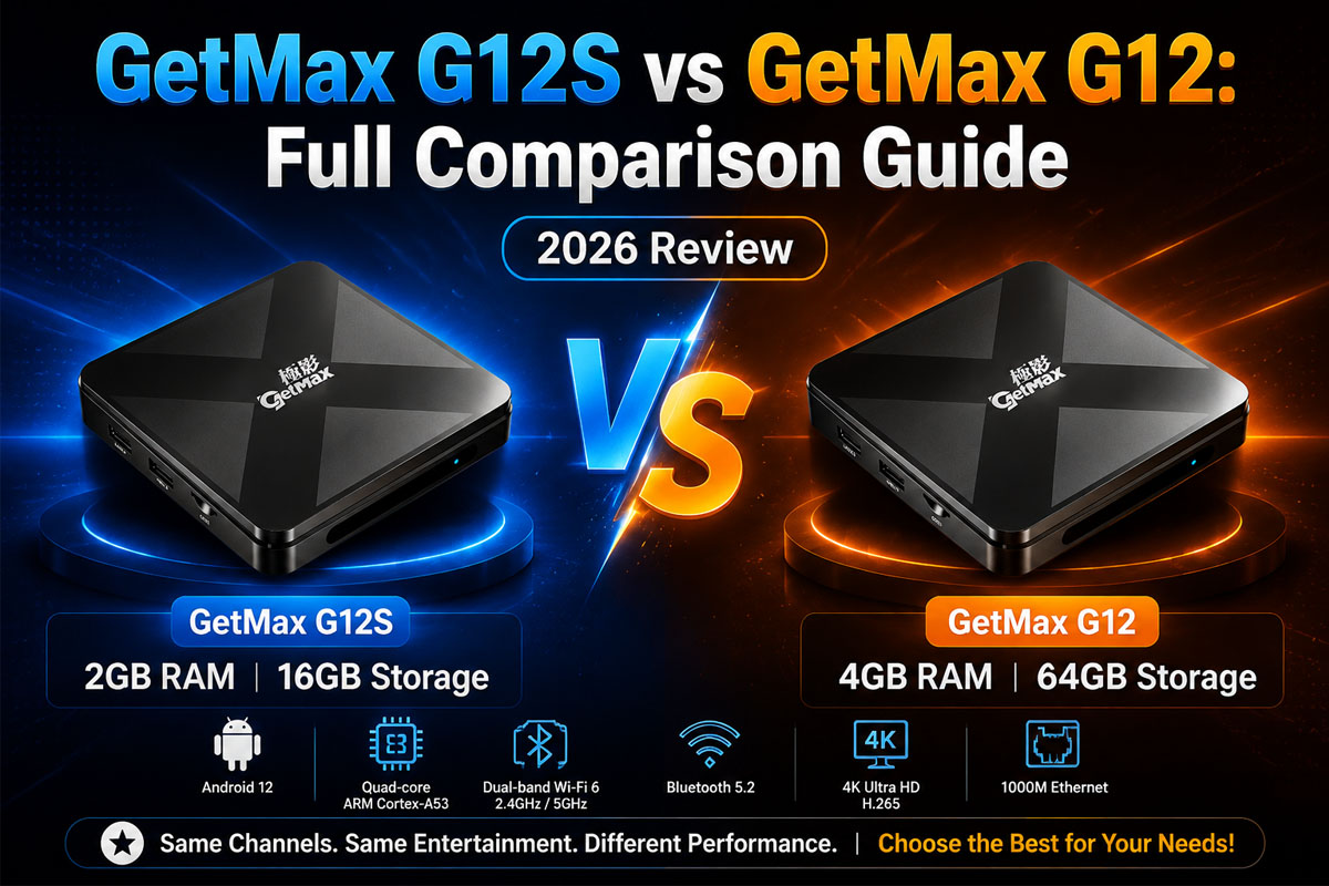 GetMax G12S vs GetMax G12: Full Comparison Guide (2026 Review)