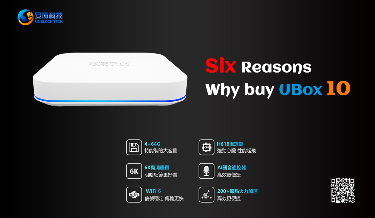 6 Reasons why buy Unblock UBox10 TV Box