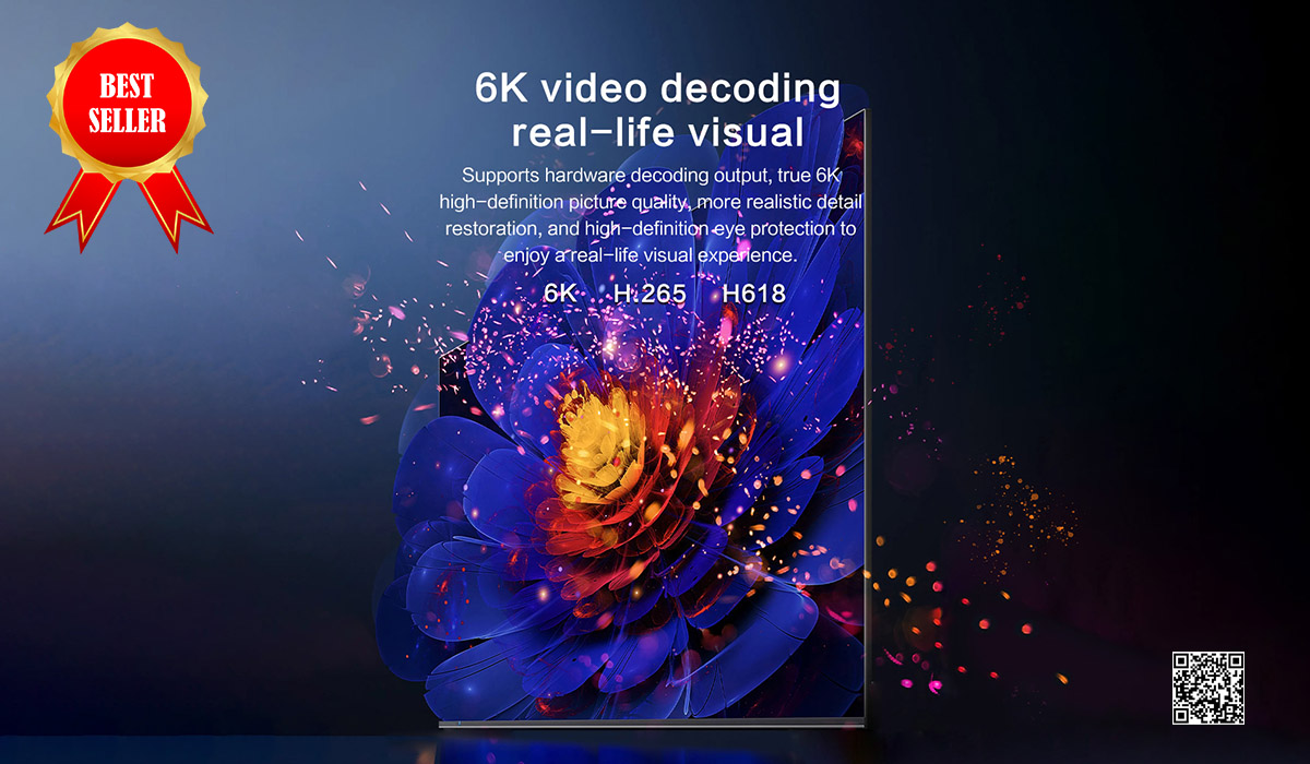 UBox 11 - 6K Video Decoding, Real-life Visuals with H618
