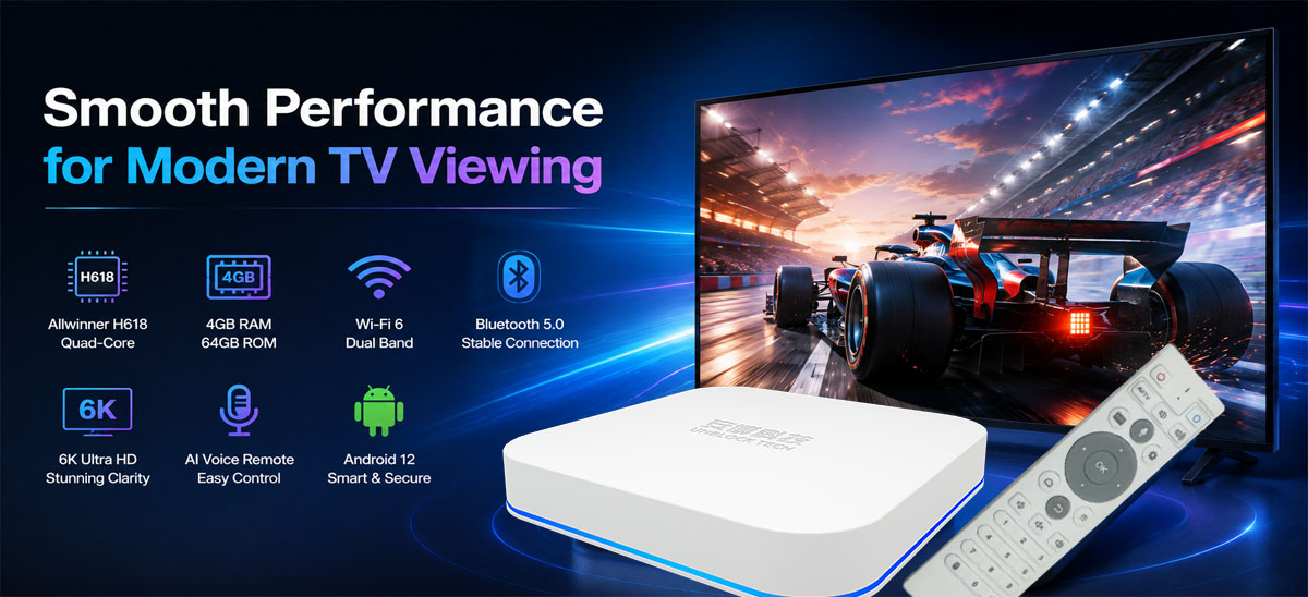 Ubox12 Pro Smooth Performance for Modern TV Viewing