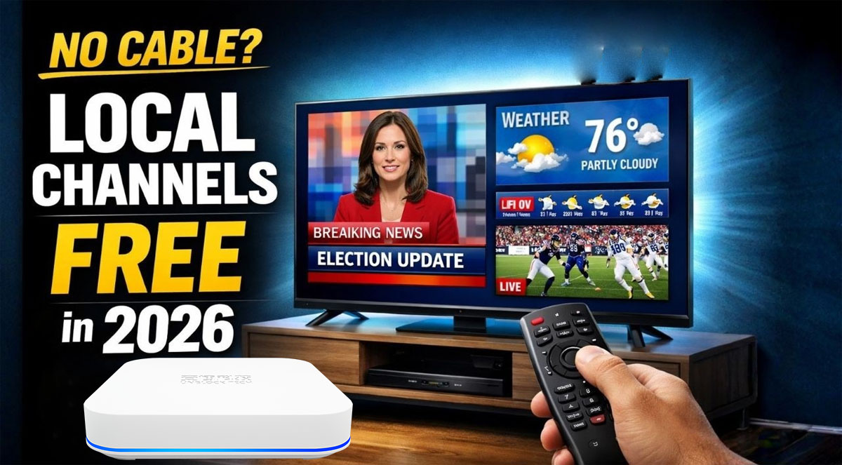 UnblockTech UBOX12 Pro with UPLive mobile TV streaming on an Android smartphone