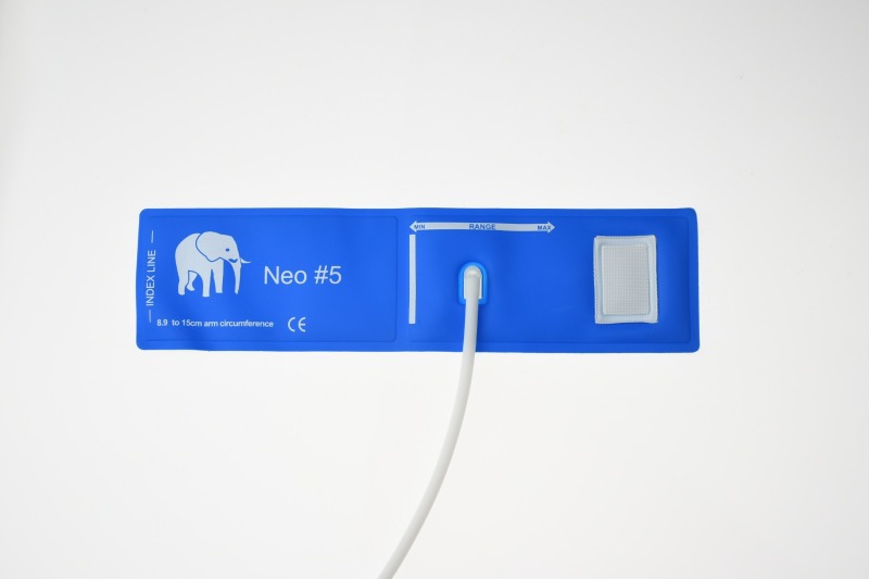 NIBP Cuff TPU Single Tube Veterinary Blue With 5 Size For Animals BP Cuff Hospital Patient Monitor Animals Use