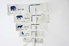 NIBP Cuff Disposable Single Tube Disposable Vetrinary With 5 Size For Animals BP Cuff Hospital Animal Monitor