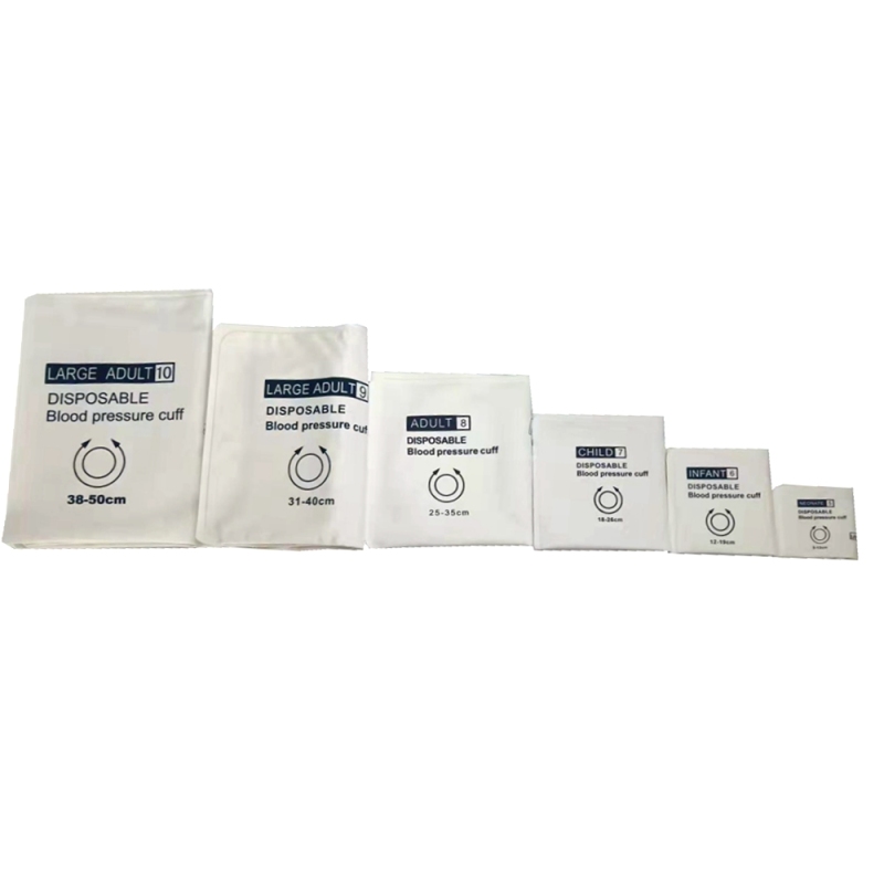 Disposable Non-woven Single Tube For Patient-monitor BP Cuff Hospital Patient Monitor Blood Pressure Cuff