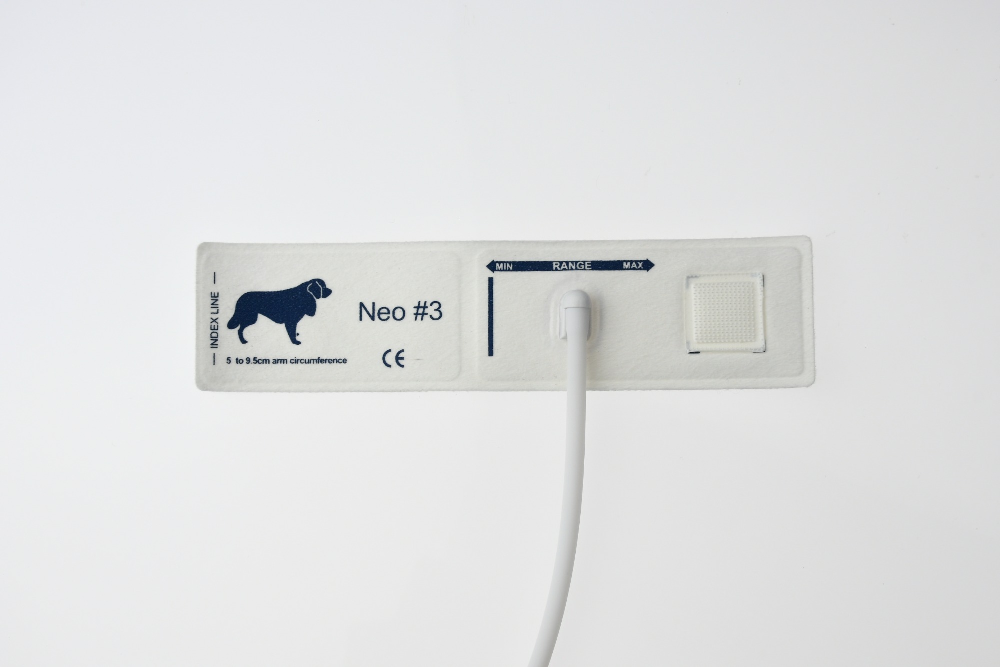 NIBP Cuff Disposable Single Tube Disposable Vetrinary With 5 Size For Animals BP Cuff Hospital Animal Monitor