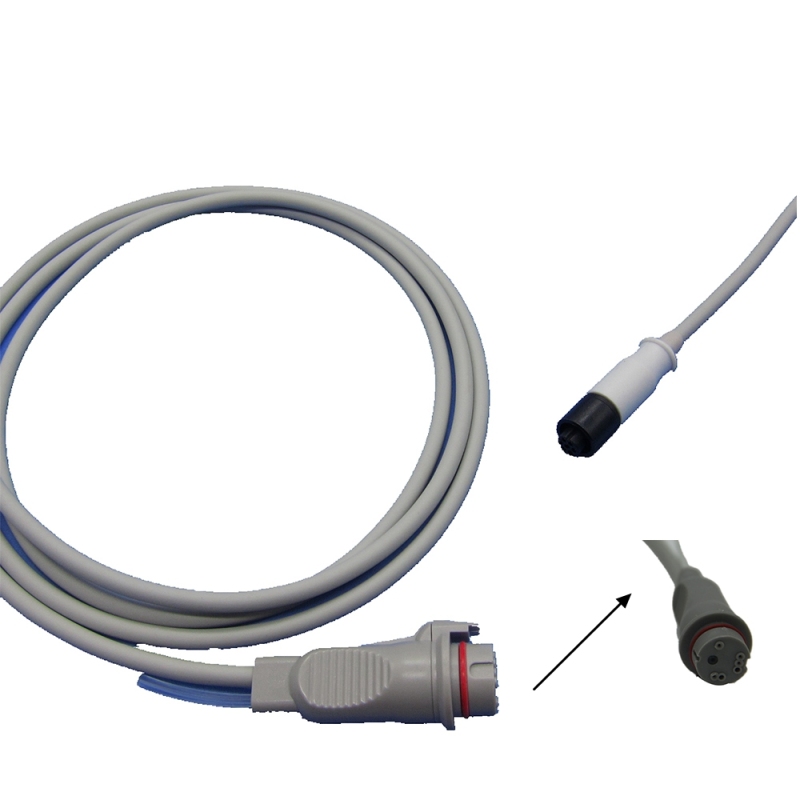 Medex 5pin IBP Cable With Utah BD ABBOTT Edward Medex Connector For Pressure Transducer IBP Adapter