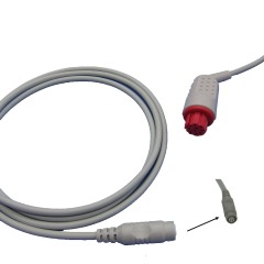 IBP Cable With Utah BD ABBOTT Edward Medex Connector For Datex Pressure Transducer IBP Adapter