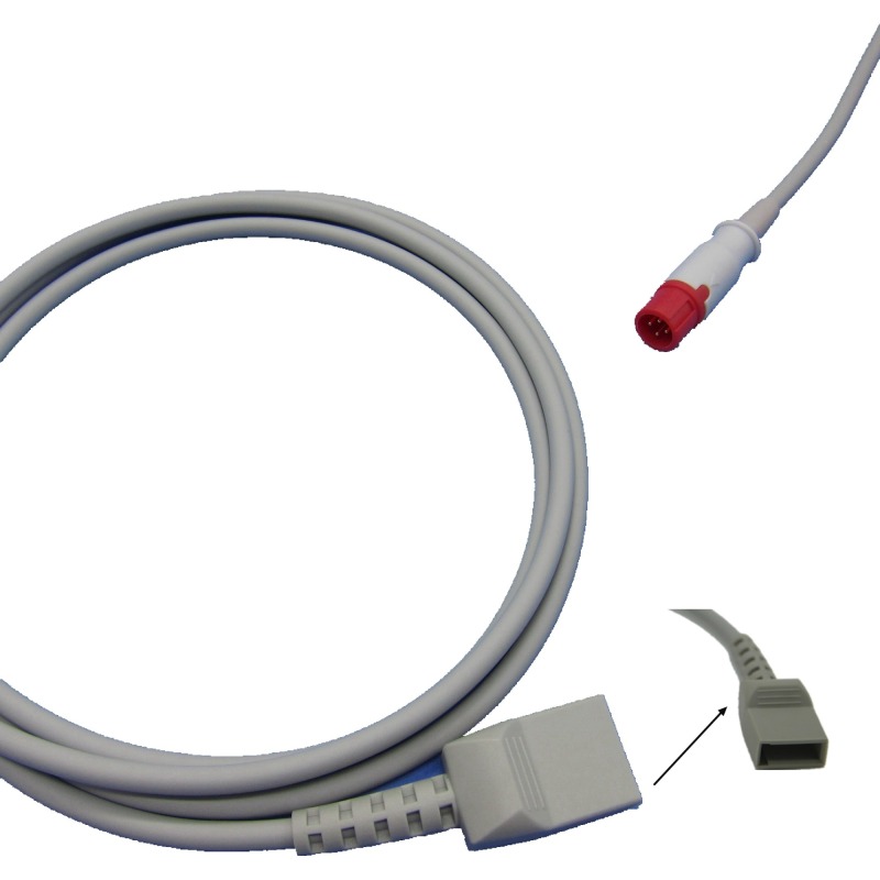 Hot sales IBP Cable With Utah BD ABBOTT Edward Medex Connector For Biolight A-Series IBP Adapter
