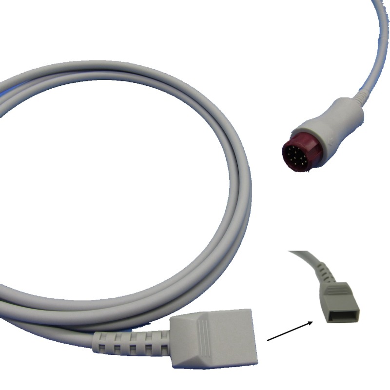 Philip-s IBP Cable With Utah BD ABBOTT Edward Medex Connector For Pressure Transducer IBP Adapter