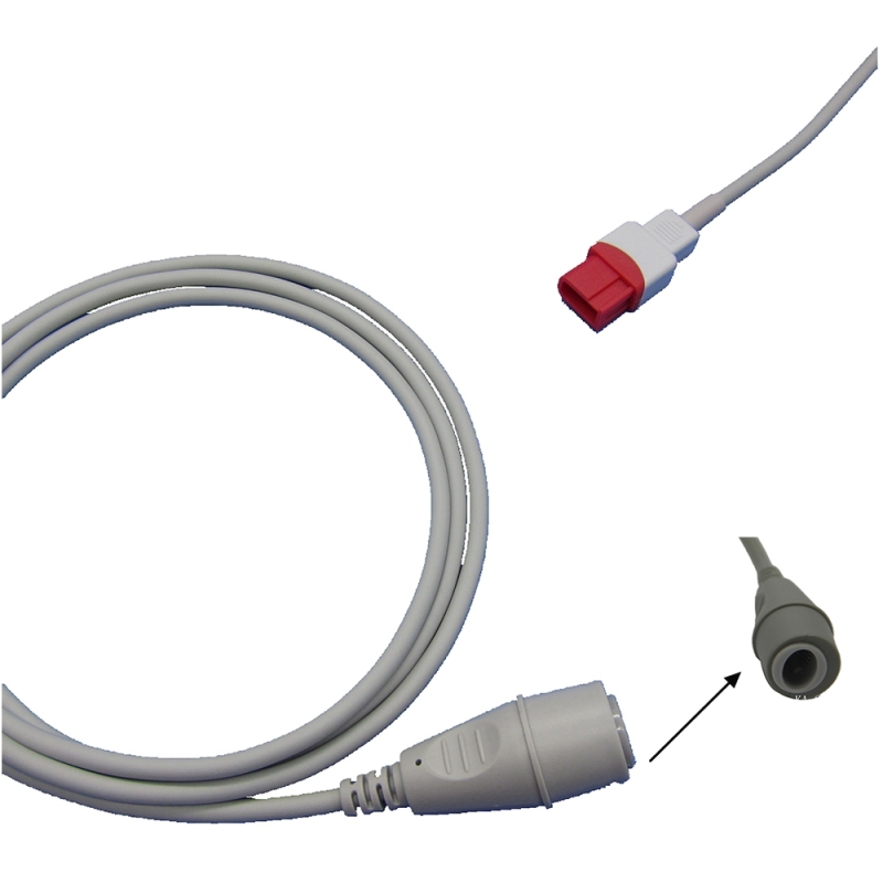 Spacelabs IBP Cable With Utah BD ABBOTT Edward Medex Connector For Pressure Transducer IBP Adapter
