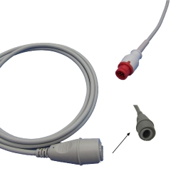 Wholesales IBP Cable With Utah BD ABBOTT Edward Medex Connector For Pressure Transducer IBP Adapter Mennen 8pin