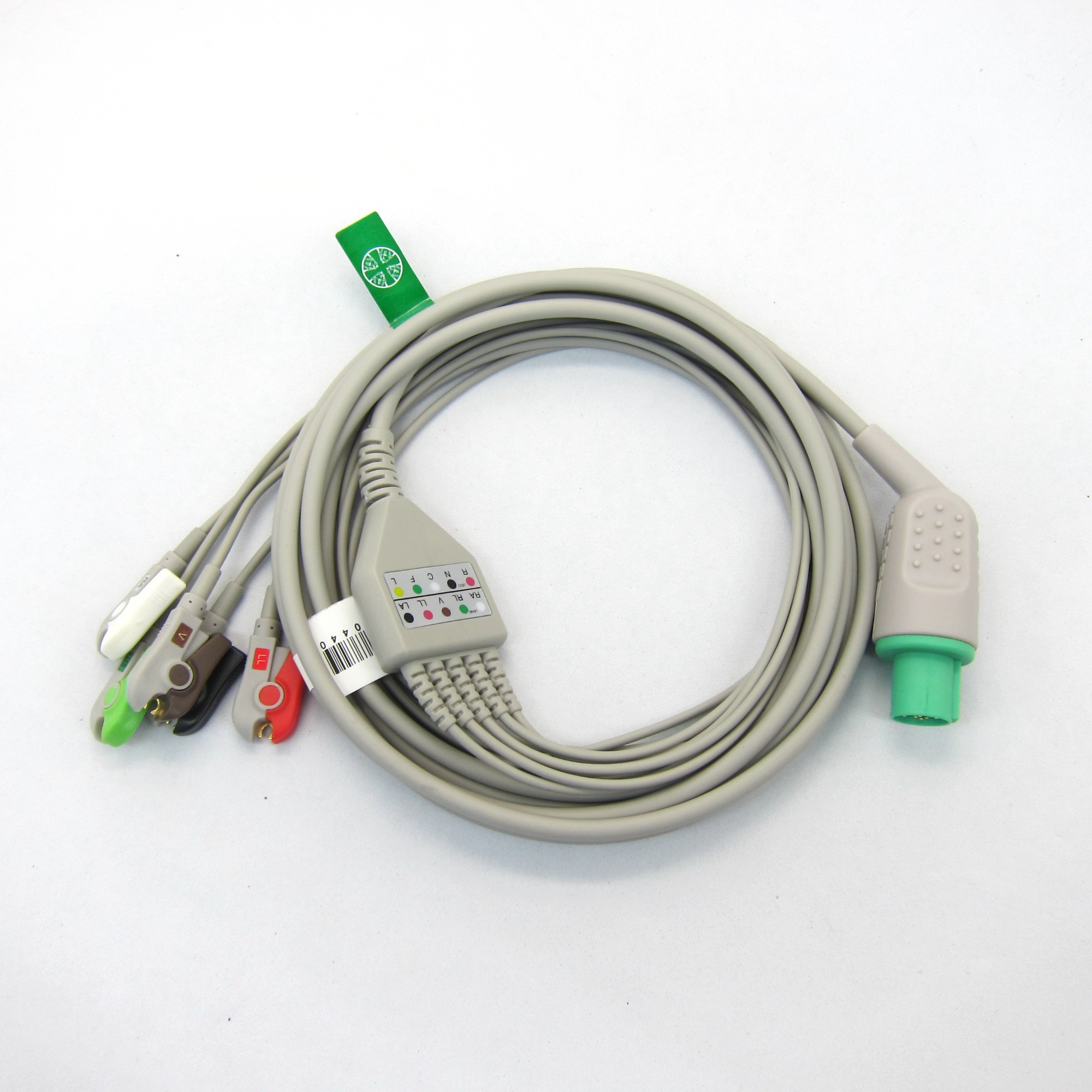 Hellige cardioserv One-piece 3 or 5 Leads Snap Or Clip ECG cable and leadwires for ECG machine