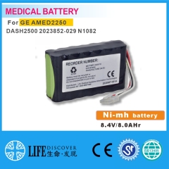 NI-MH battery 8.4V 7.0mAh GE DASH2500 2023852-029 N1082 AMED2250 patient monitor