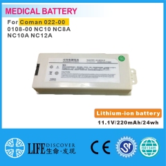 Lithium-ion battery 11.1V 2200mAh/24wh Coman 022-000108-00 NC10 NC8A NC10A NC12A patient monitor