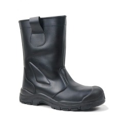 High Cut Cow Leather Safety Boots