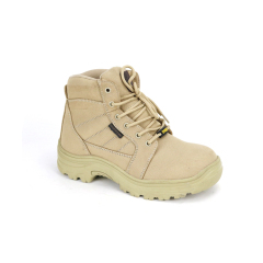 Middle Cut Durable Rubber Outsole Safety Shoes