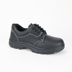 Rubber Outsole Co Leather Safety Shoes
