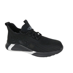 Fashion Fly knit Fabric Sports Style Safety Shoes