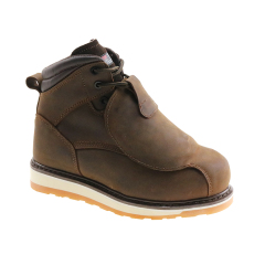 Stylish Design Welding Use Crazy Horse Leather Safety Shoes