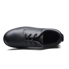 Elegant & Decent Design Genuine Leather Official Use Safety Shoes