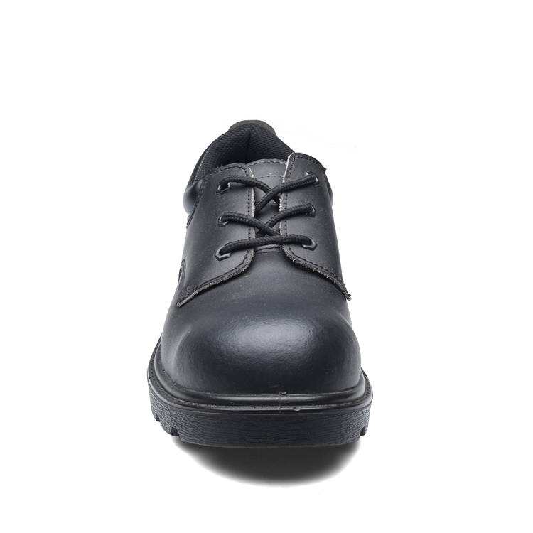Elegant & Decent Design Genuine Leather Official Use Safety Shoes