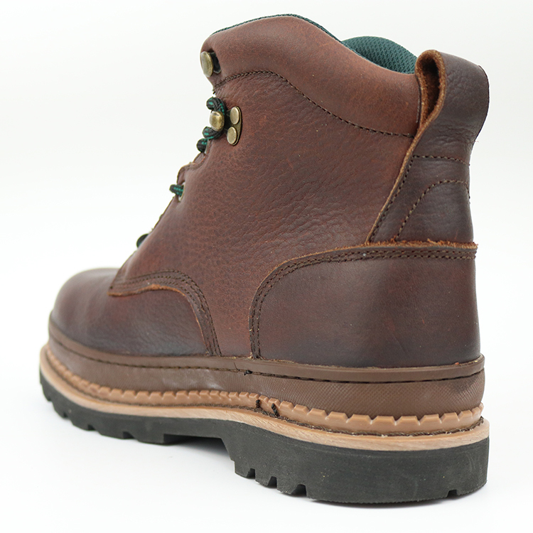 Wholesale Retro Style Full Grain Cow Leather Safety Boots