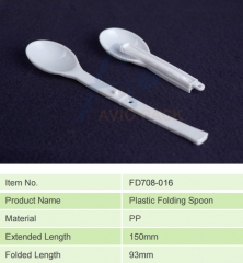 Plastic Folding Spoon&Fork