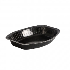 Eco Friendly Airline Ovenable Use Paper Food Tray