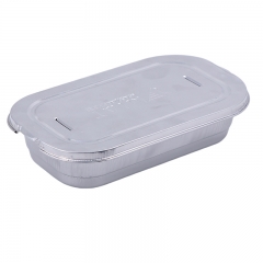 Disposable Heating Pans Trays Aluminium Foil Container With Lid