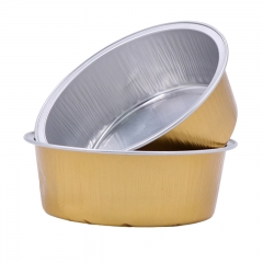 Round Shape Aluminium Foil Container