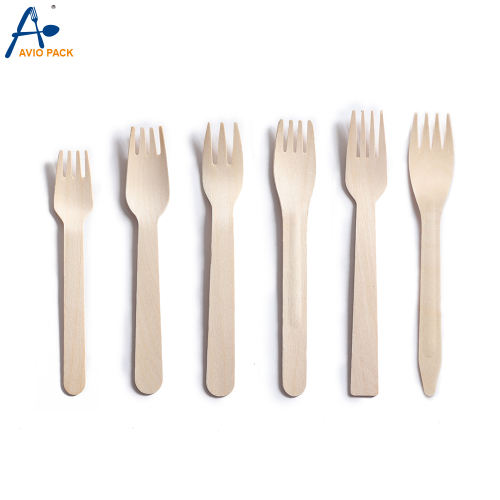 Compostable Disposable Wooden Cutlery Set
