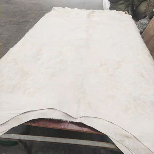 Wholesale White eco-friendly organophosphorus tanned cowhides