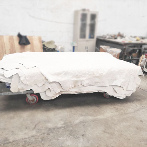 Wholesale White eco-friendly organophosphorus tanned cowhides