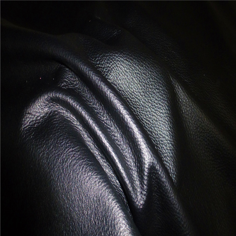 Full-grain Eco-friendly first layer natural milled cow leather