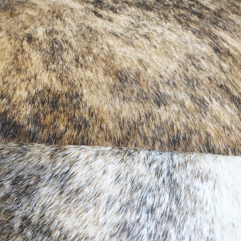 Brindel cowhides with hairon