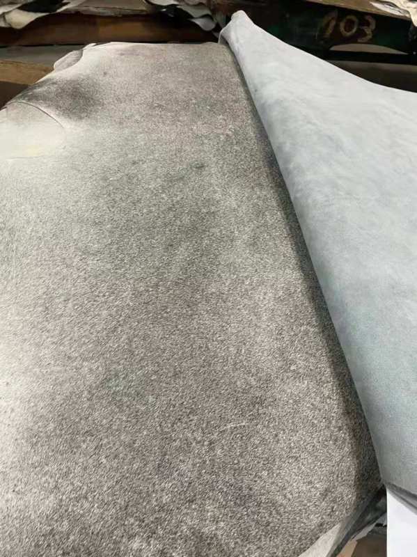 Wholesale grey eco-friendly organophosphorus tanned cowhides