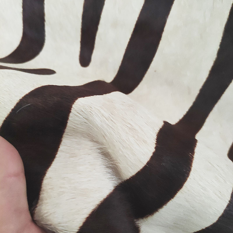 Wholesale Eco-friendly zebra print cowhides