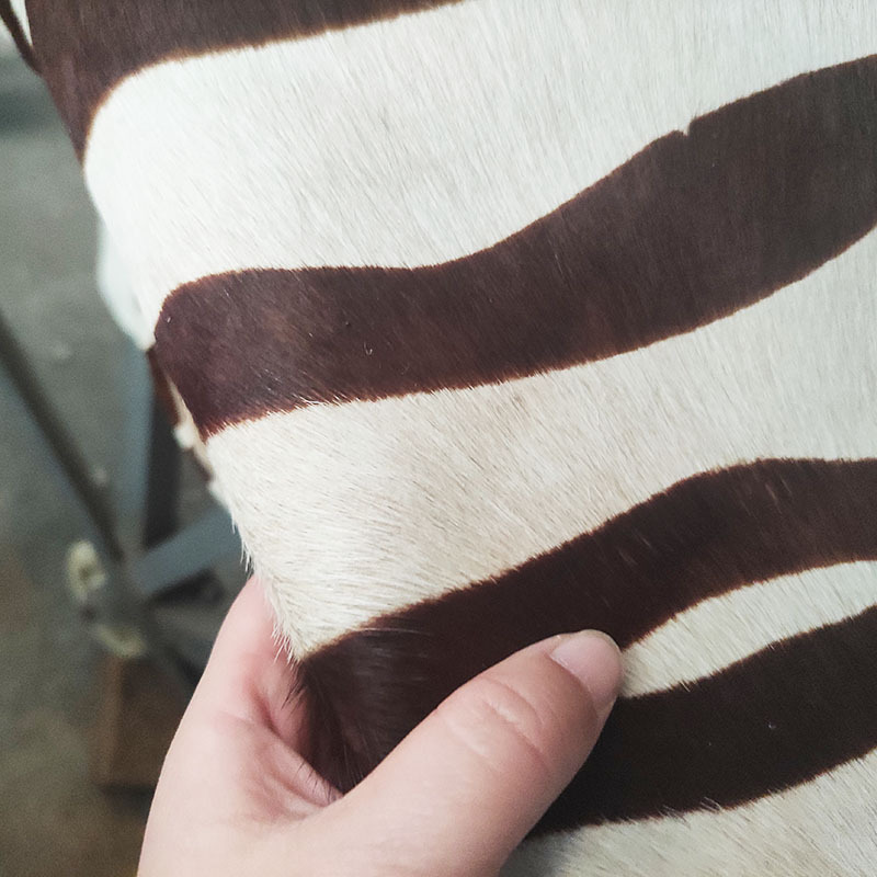 Wholesale Eco-friendly zebra print cowhides