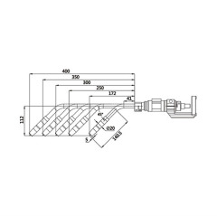 GLA-NW-350 Robot MIG Welding Torch Air Cooled