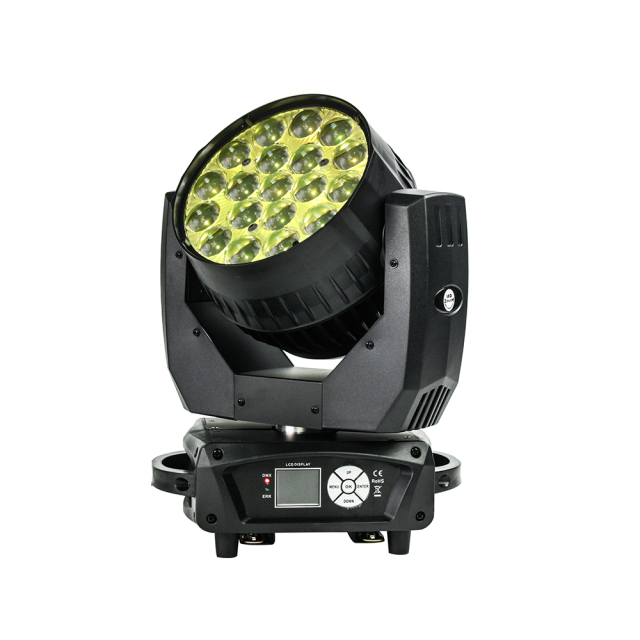 USA warehouse 2pcs with a case Mac Aura 19x15W RGBW 4in1 LED beam Zoom Wash Moving Head Light