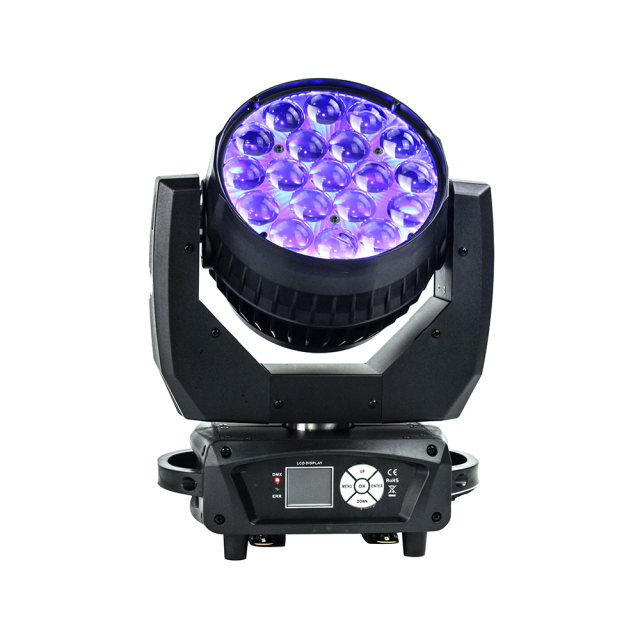 USA warehouse 2pcs with a case Mac Aura 19x15W RGBW 4in1 LED beam Zoom Wash Moving Head Light