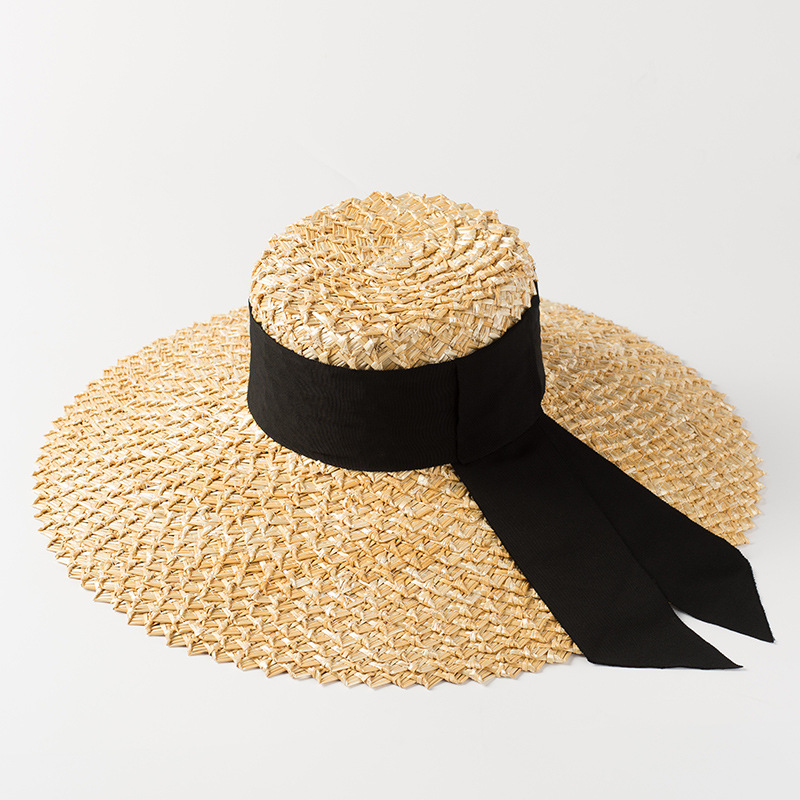 Handmade Ribbon Straw Hat