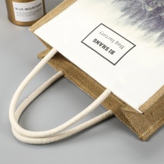 Custom Promotional Eco-Friendly Natural T/C Canvas Shopping Bag Jute Bag