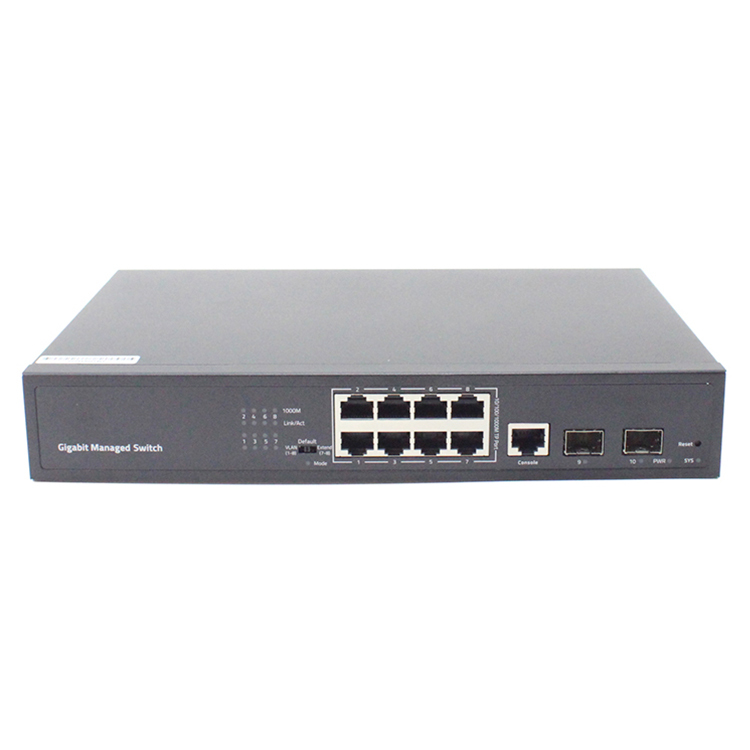 8 Gigabit ports Ethernet switch with L2 Management