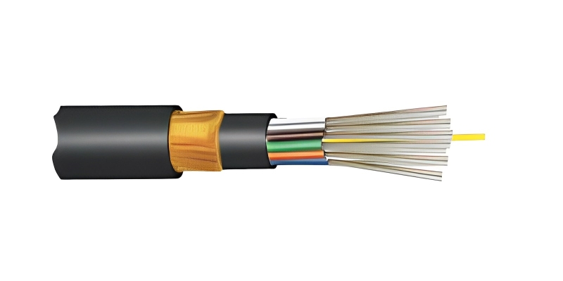 GYHTY 2~36 Core Stranded Loose Tube Non-metallic Strength Membera Fiber Optic Cable