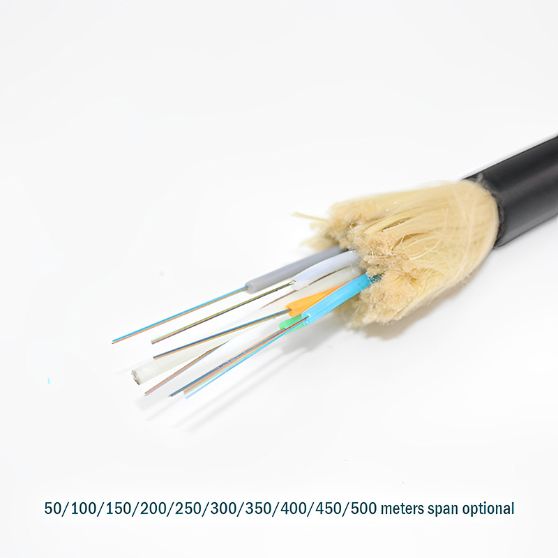 ADSS 2 4 48 core 2km Single Mode outdoor Self-Supporting fiber optic cables