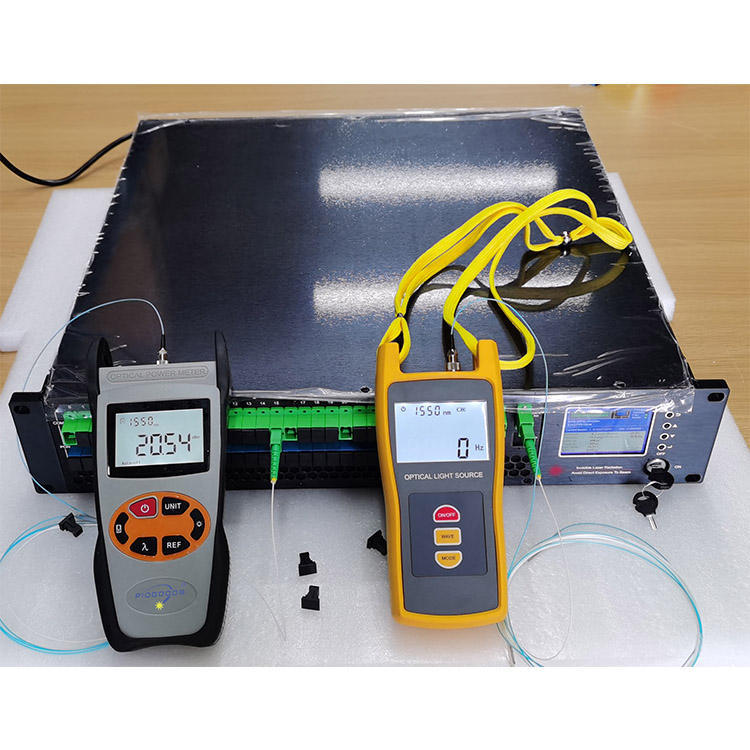 PG-EDFA-32X19-SA24A-WSU-O 32 puerto catv optical amplifier with wdm 1550nm 19 23db optical amplificador edfa