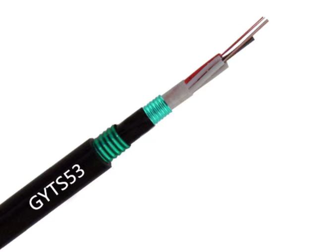 GYTS53- 6、12、24、36 core Stranded Loose Tube Double Jacket and Double Armoured Outdoor Fiber Optic Cable