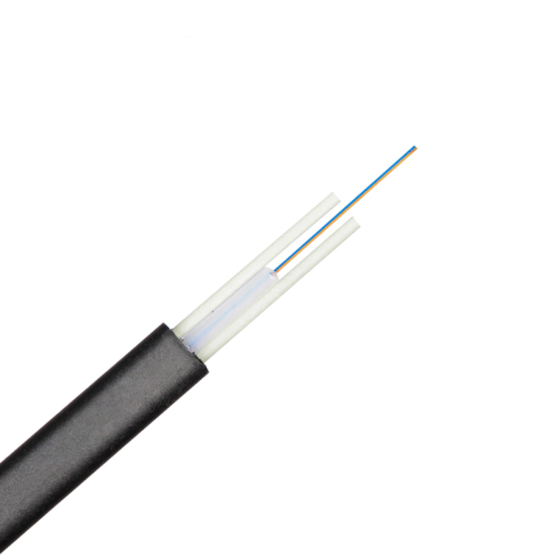 Non-metallic flat FTTH optical fiber cable 1-24 cores